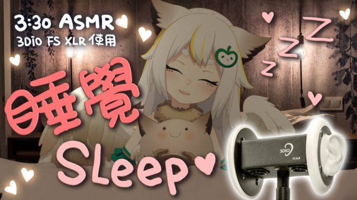【3DIO】 ASMR 4/6 睡覺直播 sleep stream #鳥羽樂奈 #vtuber
