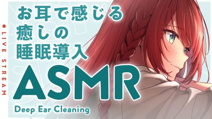 【ASMR】ひざまくらと深い耳かきで睡眠導入🌙Deep Ear Cleaning,Whispering【 #緋乃あかね / Japanese Vtuber 】
