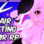 Cute Stylist Gives you a Haircut | ASMR Personal Attention Roleplay [VRChat V-Tuber][Binaural Audio]