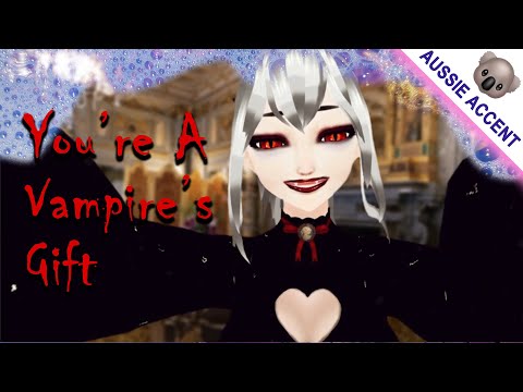 ASMR Vtuber Seiso Vampire Tends to Pet Werewolf (YOU) | Wholesome Hair brushing + Shampoo -Low Piano