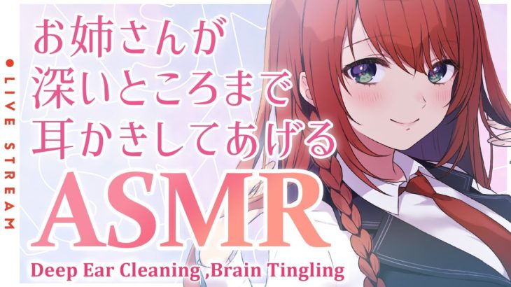 【ASMR】ぞくぞくしちゃう💞深いところまで耳かき/Brain Tingling ,Deep Ear Cleaning【緋乃あかね / Japanese Vtuber】