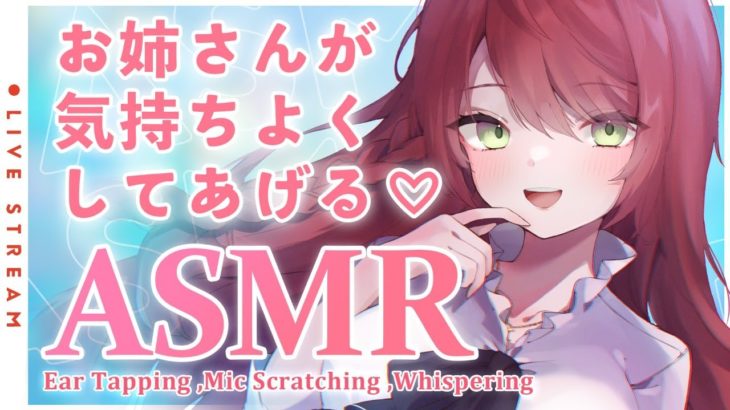 【ASMR】君が気持ちいいことしてあげる💤Ear Tapping,Mic Scratching【緋乃あかね / Japanese Vtuber】