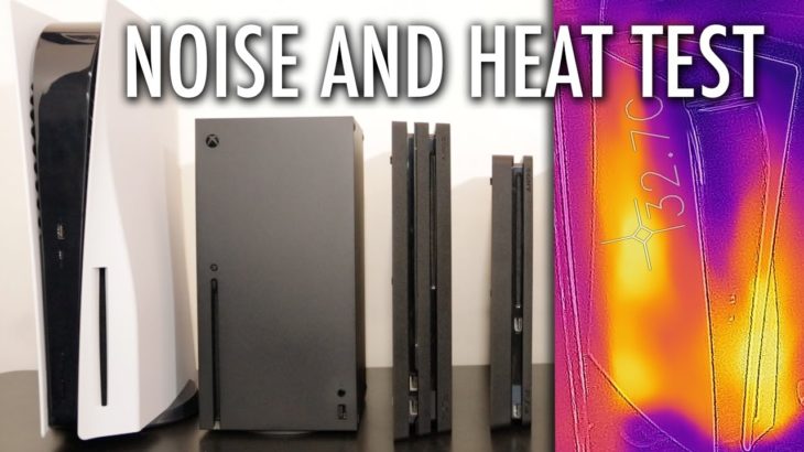 PS5 Noise & Heat Test vs. Xbox Series X, PS4 Pro, PS4 Slim, PS4, PS3. #PS5 #Xbox #レビュー