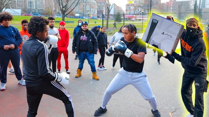 Last To Get Knocked Out In The Hood Wins A PS5! (New York)