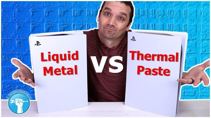 PS5 Liquid Metal vs Thermal Paste – It OVERHEATED!