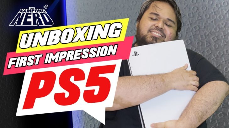 Unbox & First Impression PS5 (PlayStation 5 Set Rasmi Malaysia) | The Kampung Nerd