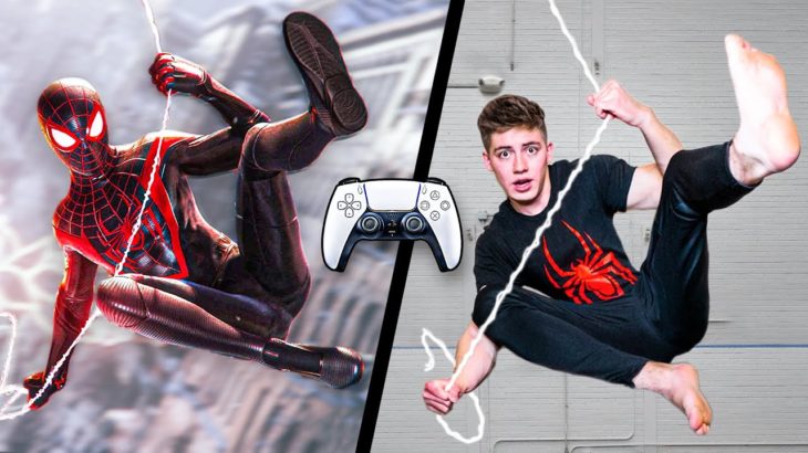 We Tried Spiderman Stunts In Real Life! (PS5)