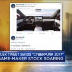 Elon Musk tweet sends ‘Cyberpunk 2077’ game-maker stock soaring