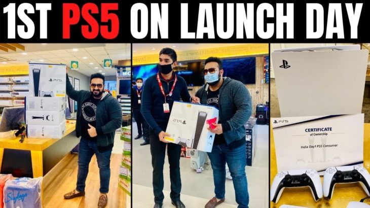 GOT 1ST *OFFICIAL INDIAN* PS5 ON LAUNCH DAY WITH ACCESSORIES || UNBOXING & SETUP || GIVEAWAY