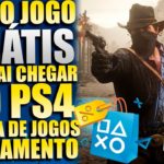 NOVO JOGO GRÁTIS QUE VAI SAIR NO PS4 e PS5 !!! PROMOÇÃO DE JOGOS LANÇAMENTO PELA METADE DO PREÇO !!!