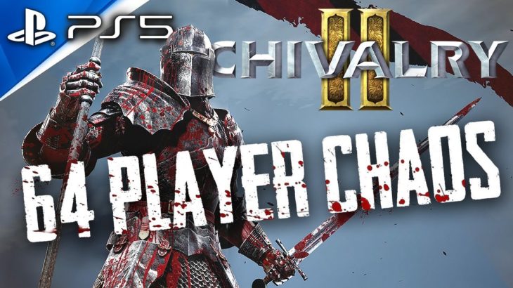CHIVALRY 2 BETA – 64 Player Medieval Battlefield | PS5 Multiplayer Gameplay