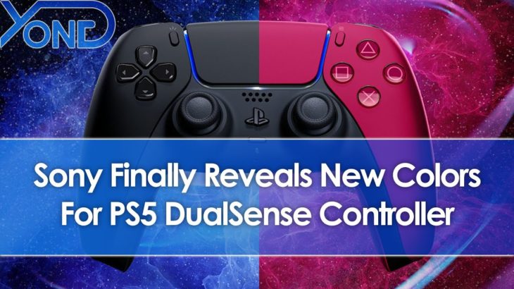 Sony Finally Reveals New Black & Red Colors For PS5 DualSense Controller