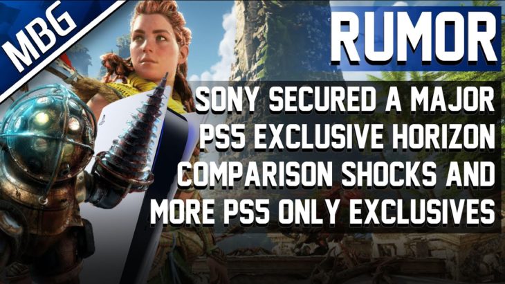Big PS5 Exclusive Rumor, Horizon Forbidden West Comparison Shocks, Less PS4 Cross-Gen Exclusives