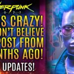 Cyberpunk 2077 – This is CRAZY!  You Won’t Believe This Post From BEFORE Launch! New Updates!