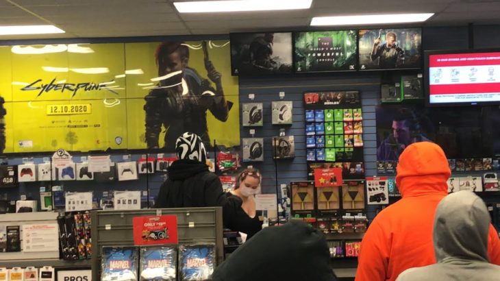 PS5 First In-Store Launch At GameStop Black Friday 2020